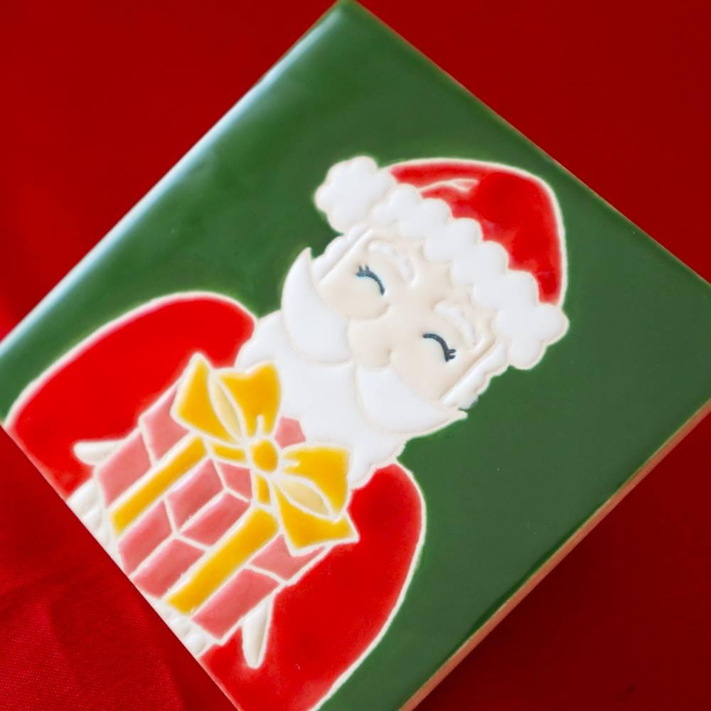 ◆タイルアート◆サンタクロース◆マグネット◆クリスマス◆